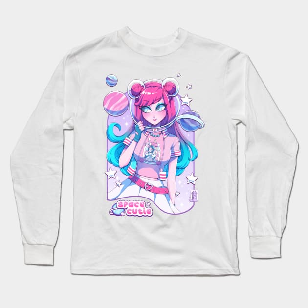 Space girl Long Sleeve T-Shirt by Trsgatos